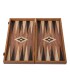 Backgammon en bois de réplique de noyer /  Medium
