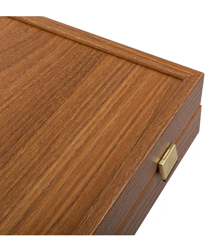 Backgammon en bois de réplique de noyer /  Medium