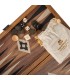 Backgammon en bois de réplique de noyer /  Medium