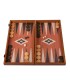 Backgammon en acajou / Grand (48 cm x 26 cm)