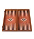 Backgammon en acajou / Grand (48 cm x 26 cm)