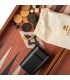 Backgammon en acajou / Grand (48 cm x 26 cm)