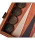 Backgammon en acajou / Grand (48 cm x 26 cm)
