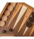 Backgammon en bois de wengé classique / Medium