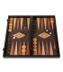 Backgammon en bois de wengé / Design classique