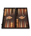 Backgammon en bois de wengé / Design classique