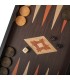Backgammon en bois de wengé / Design classique