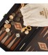Backgammon en bois de wengé / Design classique