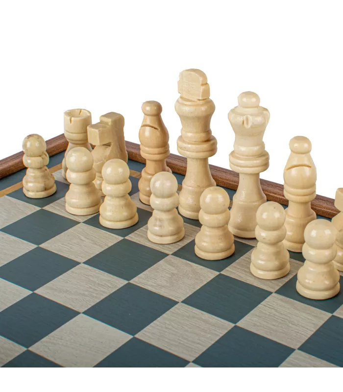 échecs et backgammon 2 en 1 de style classique