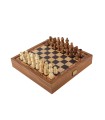 échecs et backgammon 2 en 1 de style traditionnel
