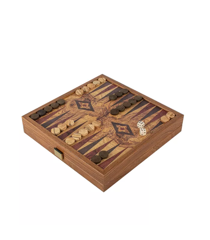 échecs et backgammon 2 en 1 de style traditionnel