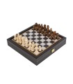 coffret échecs et backgammon 2 en 1 de style classique