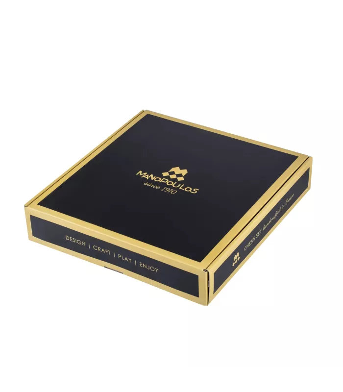 coffret échecs et backgammon 2 en 1 de style classique