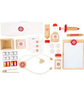 Mallette de docteur Bois naturel