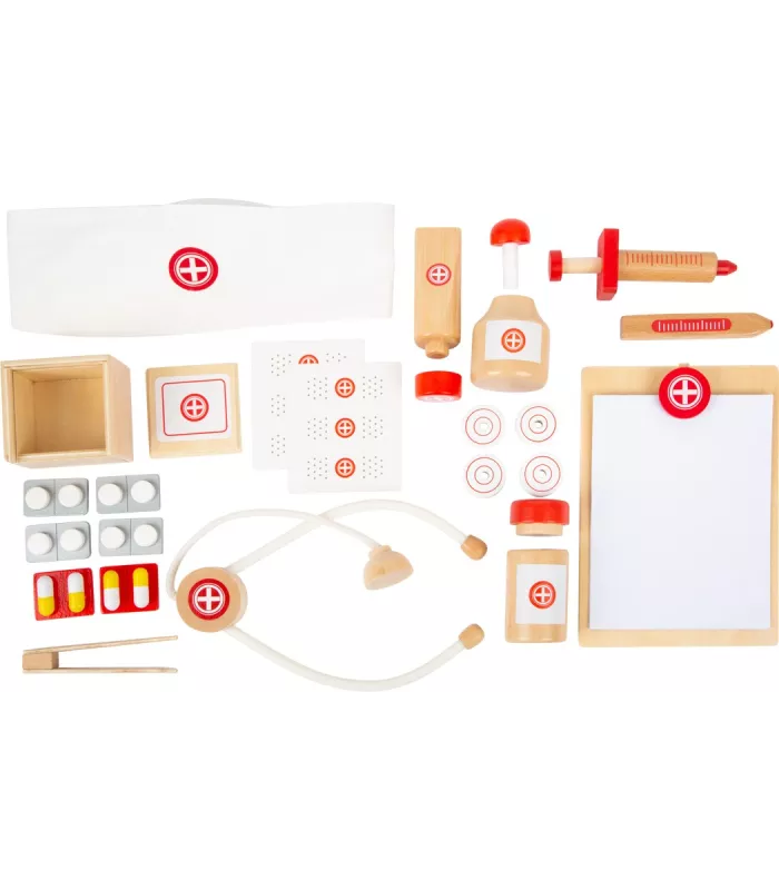 Mallette de docteur Bois naturel