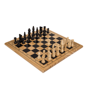 Jeu d’échecs en bois