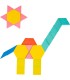 Tangram mosaïques XL