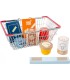 Set d'aliments dans le panier "fresh"
