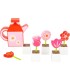 Set de fleurs avec arrosoir