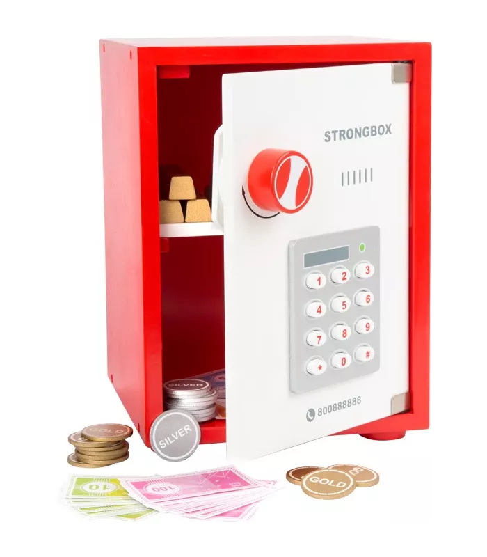 Coffre-fort avec argent