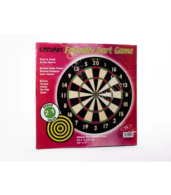 Jeu de fléchettes comprenant 6 flèches