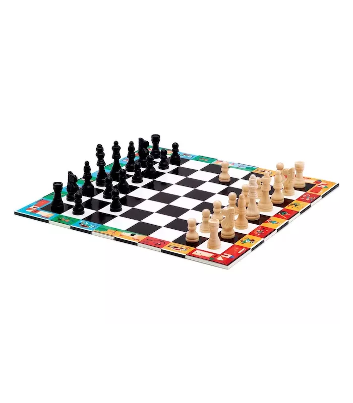 Echecs et Dames en mallette