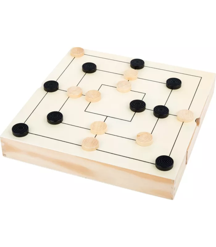 Kit de jeux Echecs, dames & jeu du moulin