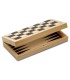 3 EN 1 ÉCHECS – DAMES – BACKGAMMON pliable en bois